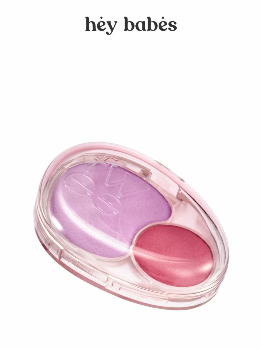 Двойные мягкие румяна с муссовой текстурой fwee Mellow Dual Blush PK02 Fall In Highkey