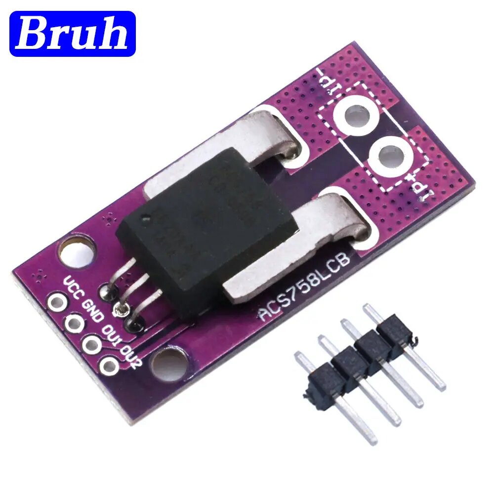 Датчик тока Холла ACS758LCB для Arduino