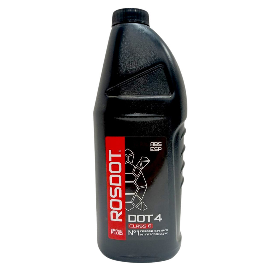 Тормозная жидкость ROSDOT DOT-4 (Class 6) Advanced ABS Formula, 0.91 л