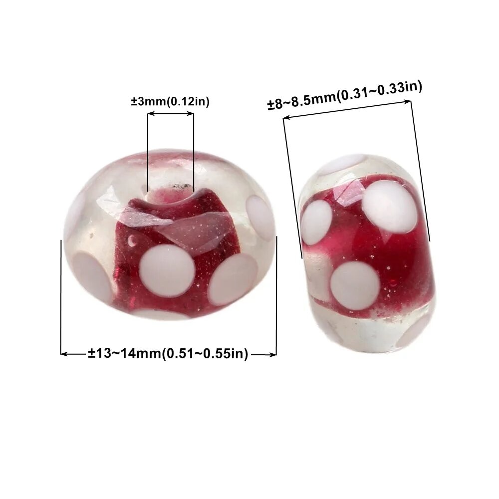 Бусины стеклянные Lampwork, Style 47 Cheap, цвет Style 47 Cheap
