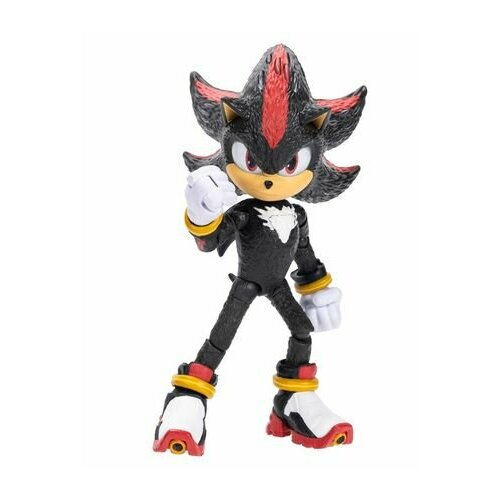 Фигурка Шедоу светящийся из Sonic the Hedgehog 3 Movie Highly Articulated Action Shadow Collector Toy Figure 12 см Соник в Кино 10990₽