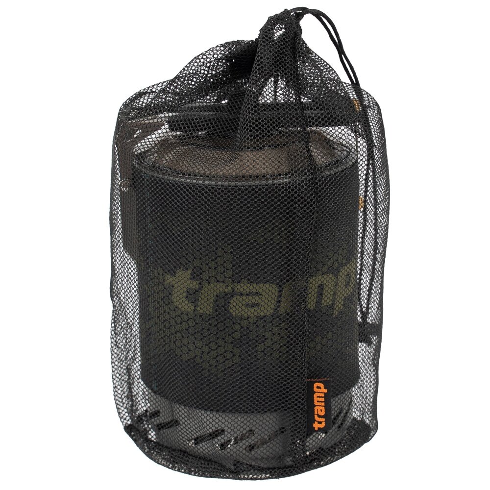 Изображение Система для приготовления пищи Tramp (газовая горелка), TRG-115, в комплекте котелок 1 л, с чехлом, камуфляж, 2200 Вт
