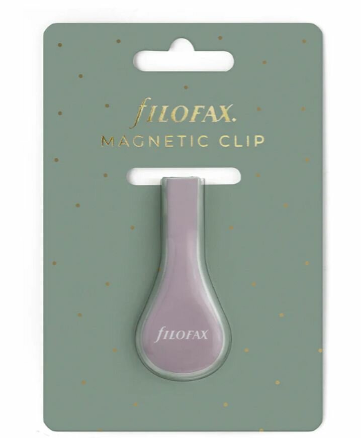 Закладка зажим магнитная FILOFAX Norfolk Magnetic Clip двусторонняя сиреневый