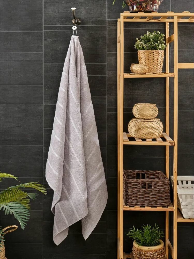 Полотенце METEOR TUROVA 90x150 серый