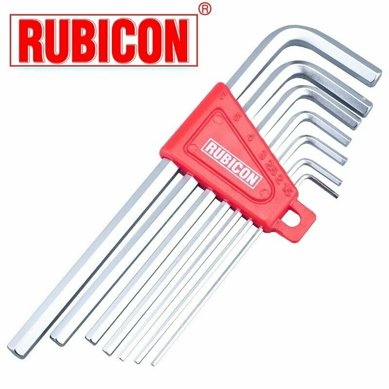 Бренд RUBICON Набор метрических шестигранных ключей из 7 штук