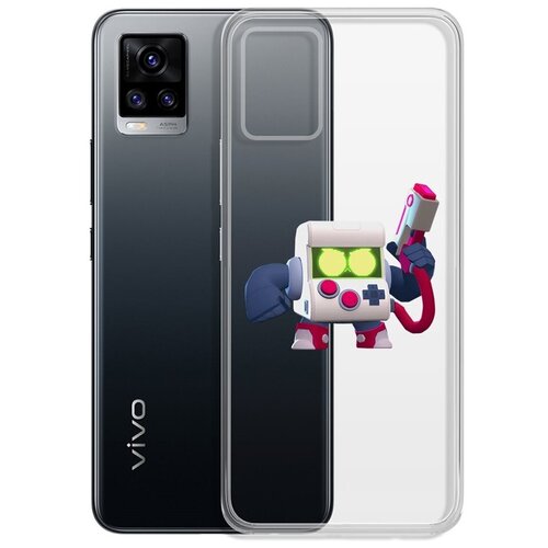 фото Чехол-накладка clear case brawl stars-8-бит классический для vivo v20 krutoff group