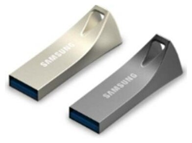 Флешка Samsung 128Gb BAR Plus, USB 3.1, Серый MUF-128BE4/APC - фото №4