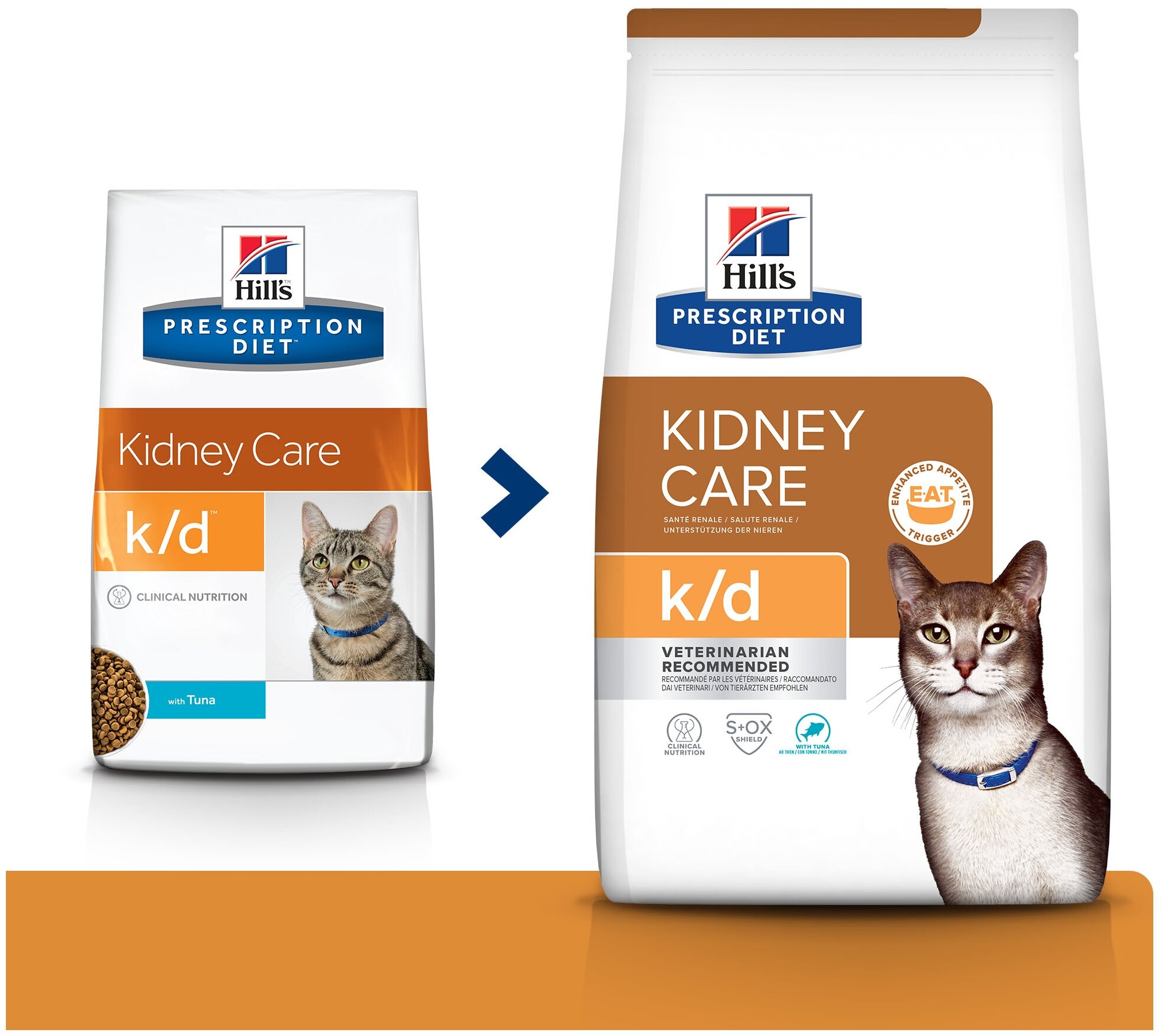 Сухой диетический корм для кошек Hill's Prescription Diet k/d Kidney Care при профилактике заболеваний почек, с тунцом 1,5 кг - фотография № 17
