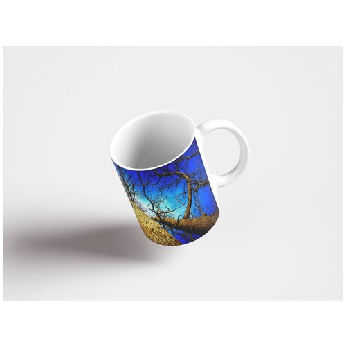 фото Кружка "зима, дерево, природа 320 мл. белая lotsprints