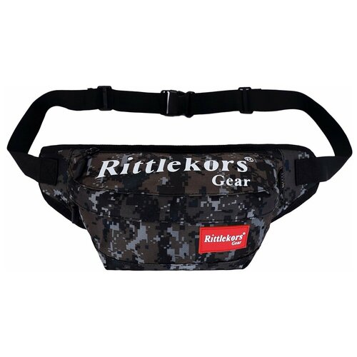Сумка поясная Rittlekors Gear, фактура гладкая, серый сумка поясная rittlekors gear фактура гладкая серый