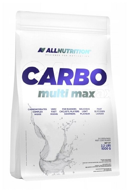 CARBO Multi Max 1000 gr AllNutr, 20 порции(й), грейпфрут