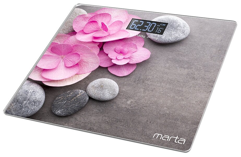 MARTA MT-SC1696 орхидеи LCD весы напольные диагностические, умные с Bluetooth - фотография № 10