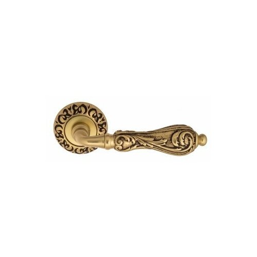 Дверная ручка Venezia MONTE CRISTO D4 французское золото + коричневый