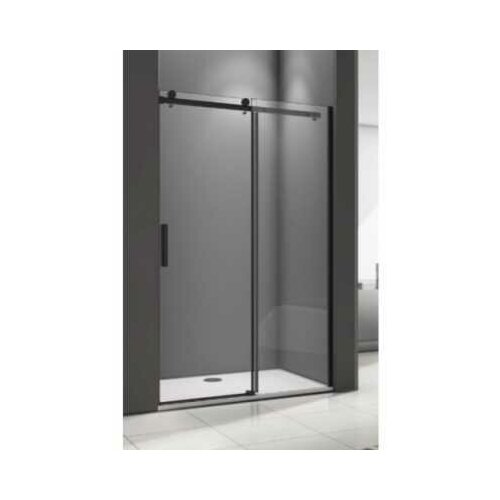 Душевая дверь Good Door Galaxy WTW 160х195 прозрачная, черный (WTW-160-C-B)