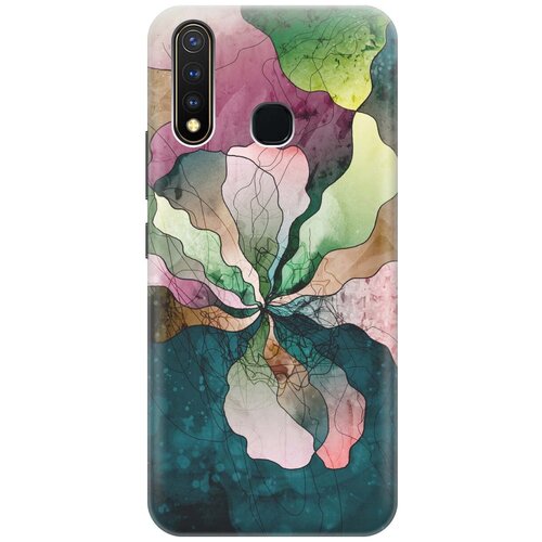 фото Силиконовый чехол на vivo y19 / виво у19 с принтом "прекрасные цвета" gosso