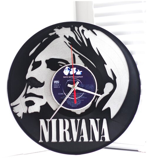 Настенные часы из пластинок Нирвана/Nirvana