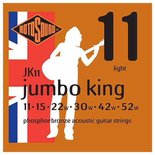 Набор струн Rotosound JUMBO KING JK11, 1 уп.