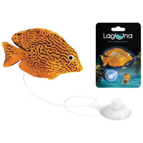 Рыбка силиконовая для аквариума Гурами, 97x140x25мм, Laguna, 2 шт.