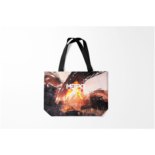 фото Сумка-шоппер / 46х35 см / геймерам / metro exodus burnettie