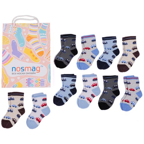 фото Носки lorenzline 10 пар, размер 18-20, мультиколор