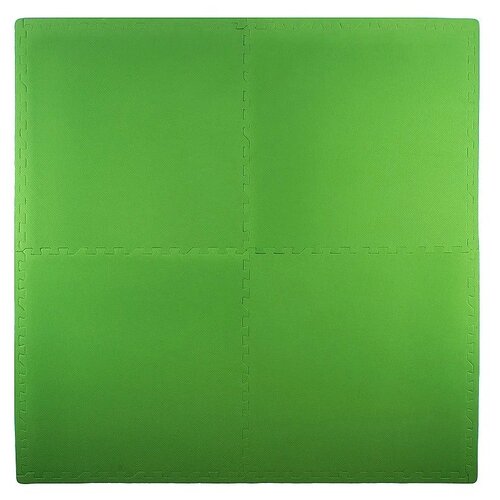 фото Коврик-пазл eco-cover универсальный 60 х 60 см, 2 упаковки, зелeный