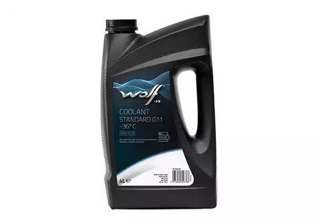 WOLF OIL 8326783 WOLF COOLANT LONGLIFE G11 -36C Антифриз синий готовый (4L)