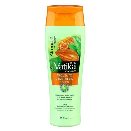 Шампунь для волос Dabur VATIKA Naturals Moisture Treatment увлажняющий, 200 мл. В наборе 1шт.