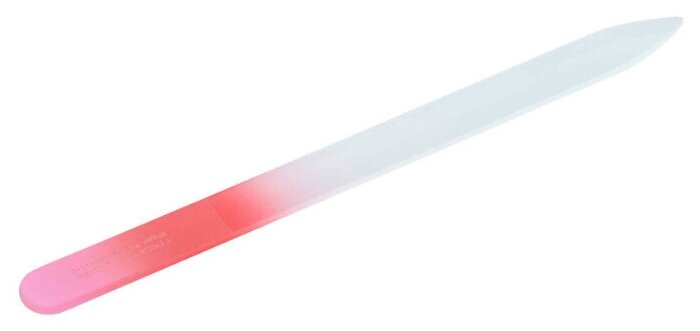 Zinger Пилка стеклянная 2-х сторонняя, темно-розовый (FG-02-14)