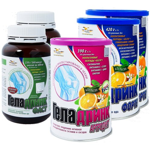 фото Комплекс хондропротекторов геладринк курс артроз (с болевым синдромом) 90 дней, mix