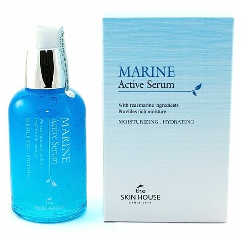 Сыворотка для лица с керамидами Marine Active Serum, The Skin House 50 мл