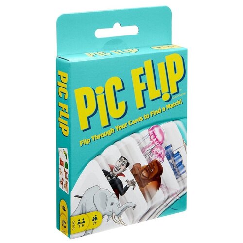 Настольная игра Mattel Pic Flip GKD70 настольная игра pic n mix цирк