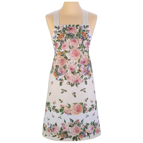 Фартук винтаж,кремовый, 100% хлопок,твил