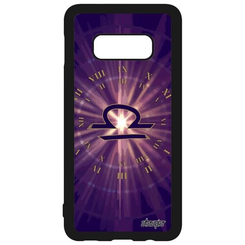 фото Красивый чехол для мобильного // galaxy s10e // "гороскоп весы" зодиак дизайн, utaupia, фиолетовый