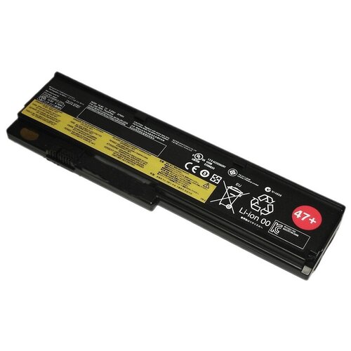 Аккумуляторная батарея для ноутбука Lenovo ThinkPad X200 (42T4534 47+) 63Wh черная new laptop hinges for lenovo for ibm for thinkpad x200 x200s x201i x201 notebook lcd l r set hinge replacement