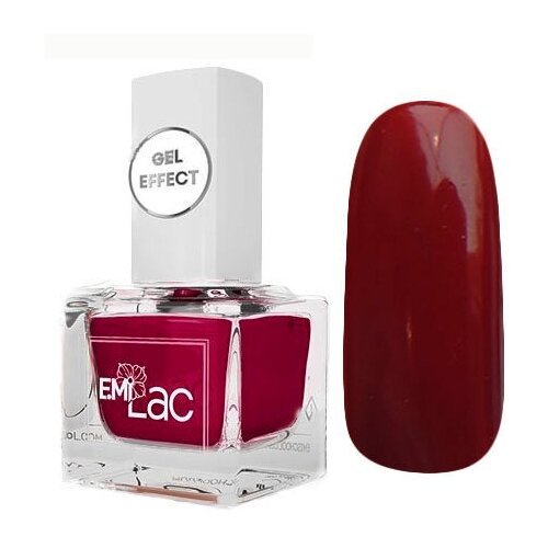 E.Mi лак для ногтей Gel Effect Основная коллекция, 9 мл, 028 Божоле