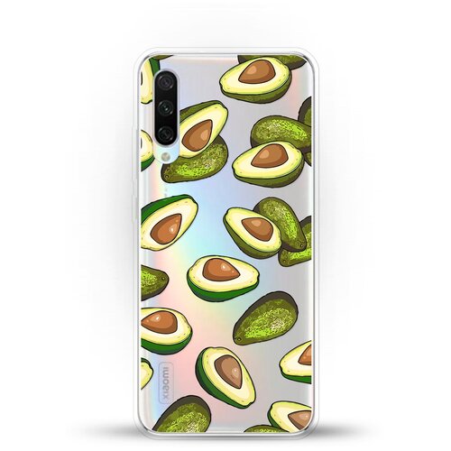 фото Силиконовый чехол авокадо на xiaomi mi a3 andy & paul