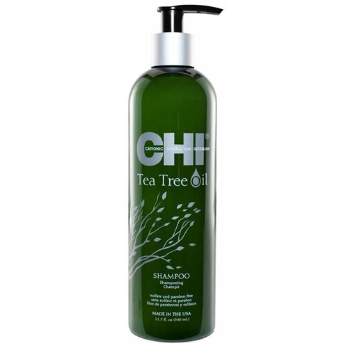 Шампунь с маслом чайного дерева CHI Tea Tree Oil Shampoo профессиональная косметика для волос chi кондиционер для волос с маслом чайного дерева tea tree oil