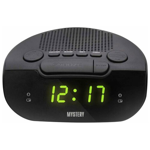 Радиобудильник MYSTERY MCR-21 black green 125700₽