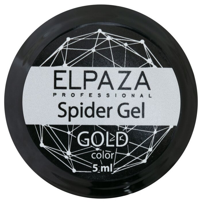 ELPAZA, Spider Gel (паутинка) Gold (5 мл)