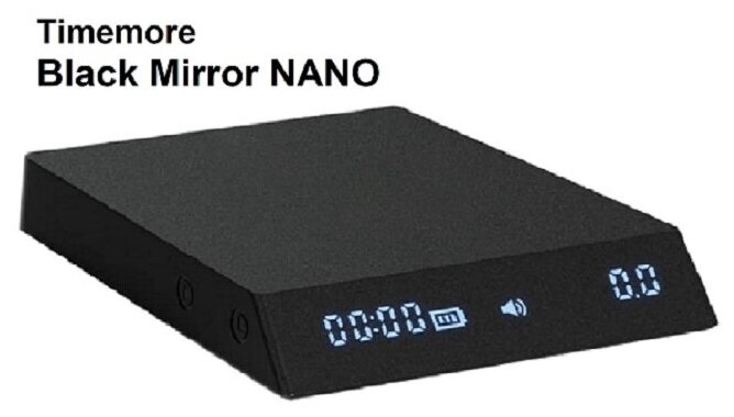 Весы с таймером Timemore Black Mirror Nano, чёрные