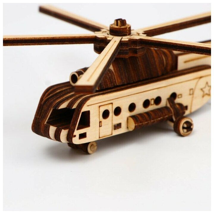 Cборная модель «Вертолёт» 50 деталей - фотография № 2
