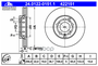 Тормозной диск передний ATE 24.0122-0151.1