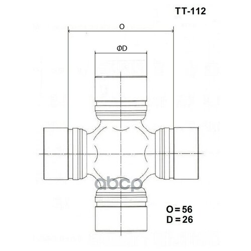 Крестовина карданного вала TOYO TT112