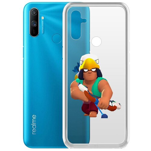 фото Чехол-накладка clear case brawl stars-бо для realme c3 krutoff group