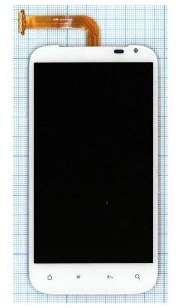 Дисплей (экран) в сборе с тачскрином для HTC Sensation XL X315E G21 белый