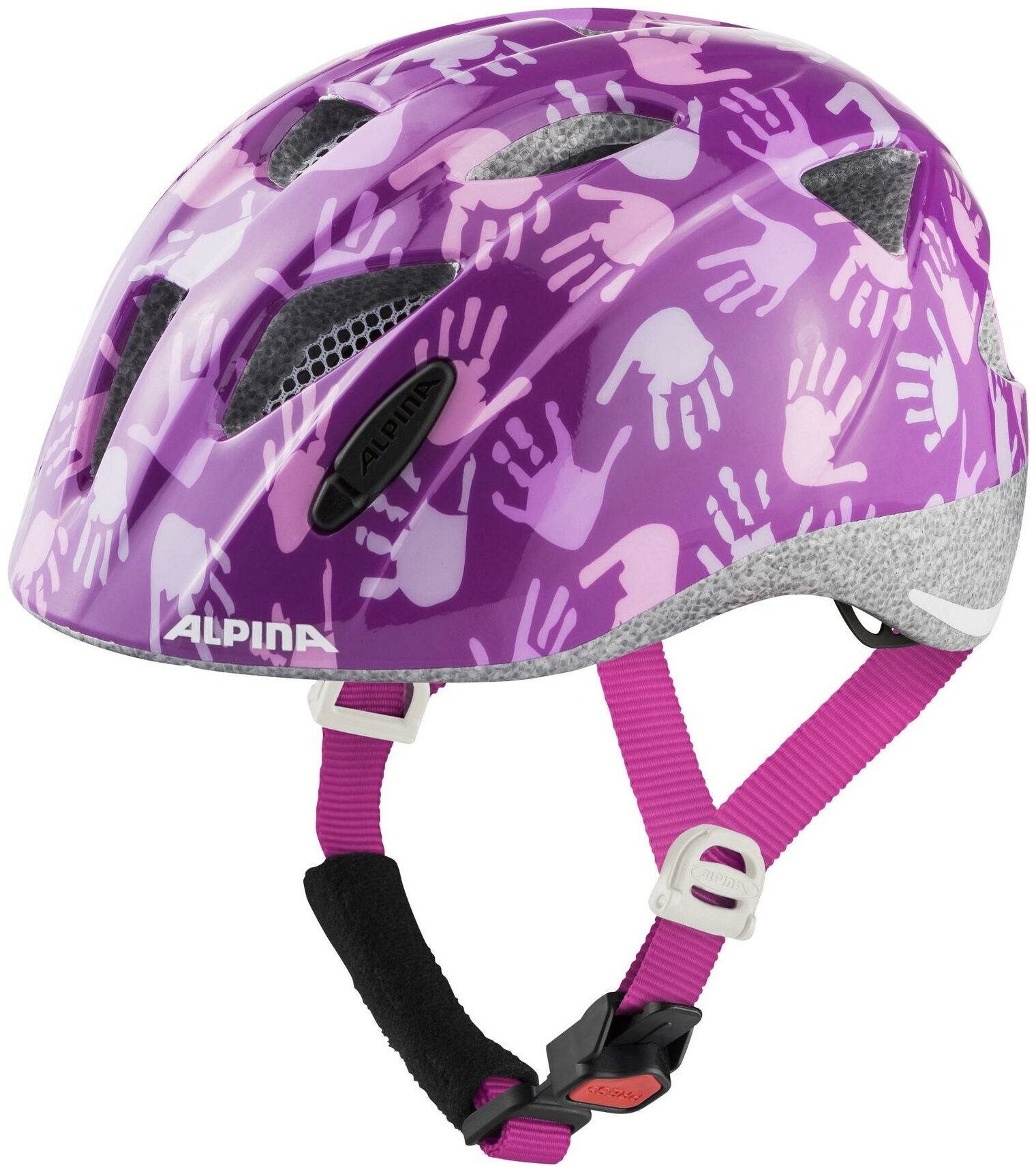 Велошлем Alpina 2021 Ximo Berry Hands Gloss (см:47-51)