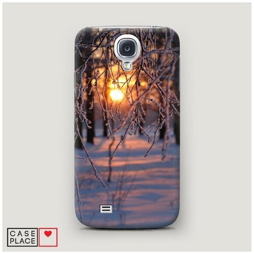 фото Чехол пластиковый samsung galaxy s4 зима 7 case place