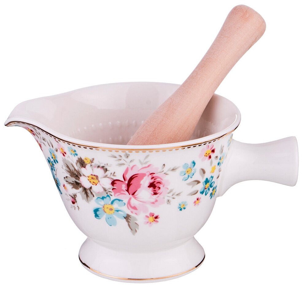 фото Ступка с пестиком мадемуазель кики 16х11 см Lefard (54-388)