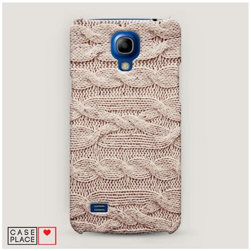 фото Чехол пластиковый samsung galaxy s4 mini свитер case place