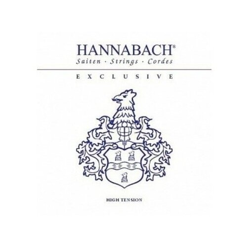 фото Струны для классической гитары hannabach exclht exclusive blue